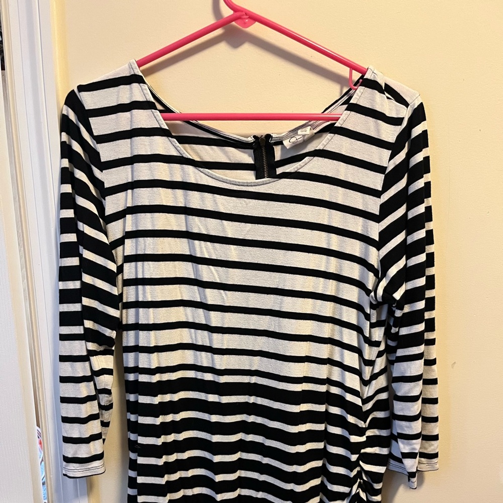 Jessica Simpson XL Striped Maternity Top